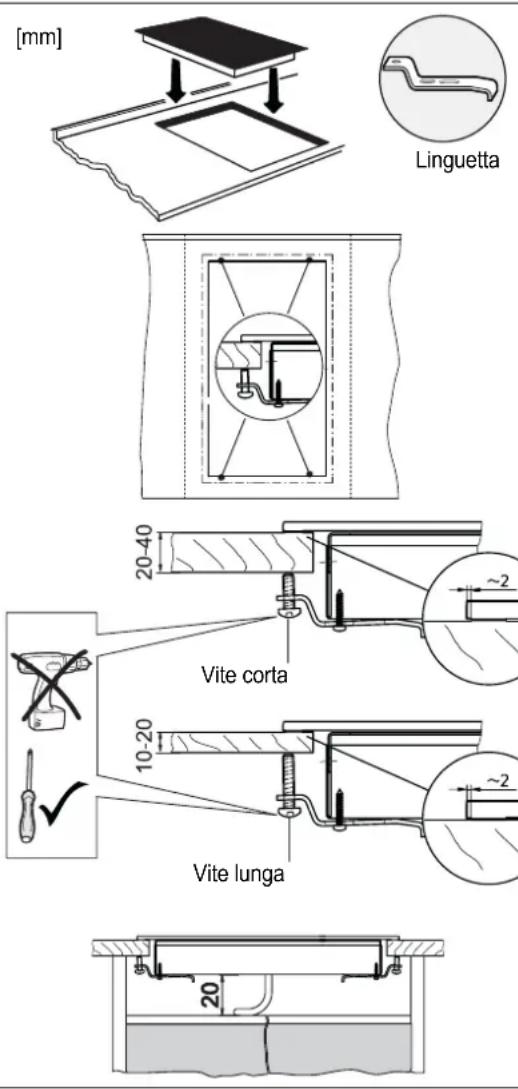 BORA CC 21 - Montaggio con linguette - 1