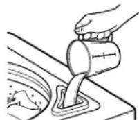 Roper RTW4100WQ - (FACULTATIF) Ajouter l'eau de Javel. - 1