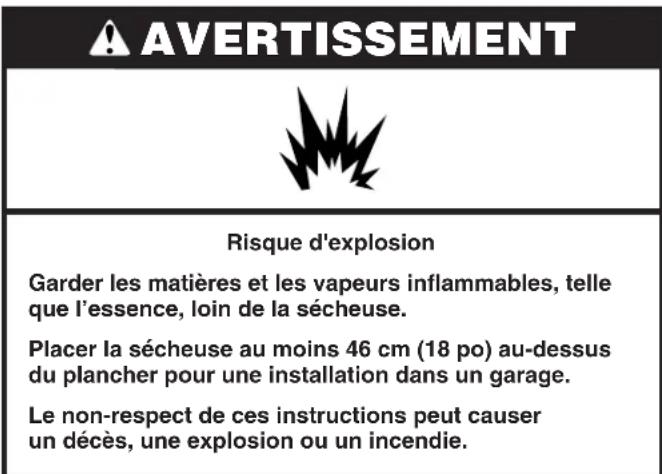 Roper RGD4440VQ - Nettoyage de l'emplacement de la sechuse - 1