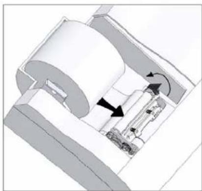 VICTOR PL8000 - Carga del papel - 1