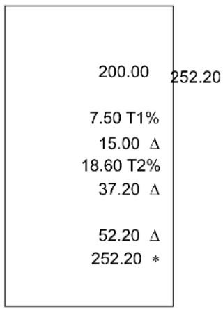 VICTOR Big Print 1310 - TAX CALCULATION - 1