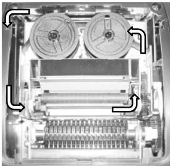 VICTOR 12807 - Replacing the Ribbon - 2