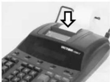 VICTOR 12807 - How to Feed the Paper Tape - 2