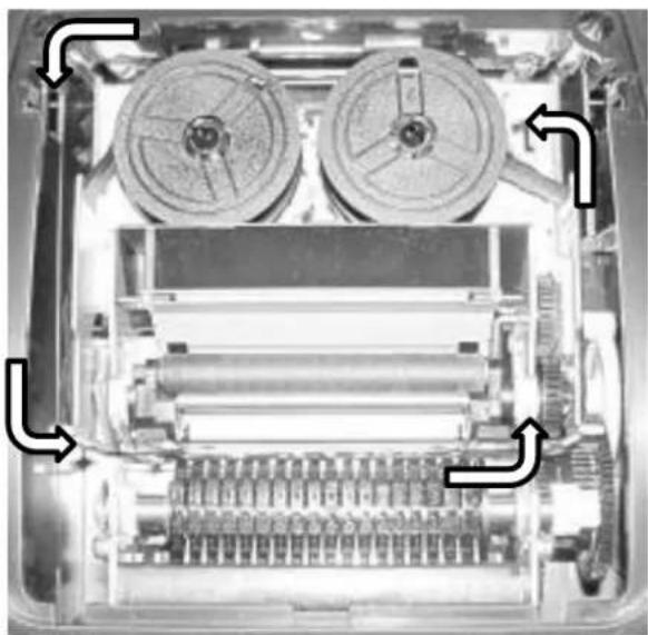 VICTOR 12403A - Remplazando la Cinta de Tinta - 3
