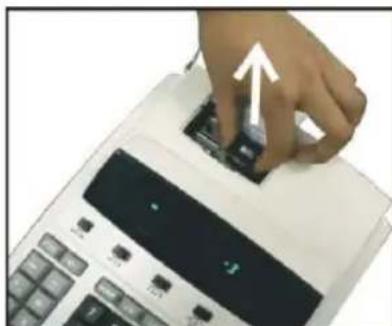 VICTOR 12253A - Replacing the ink roller - 2