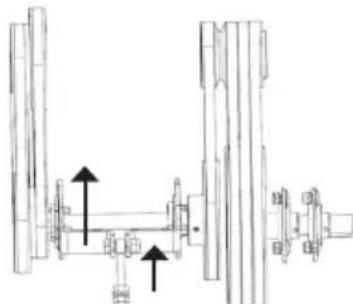 Eliet Snowbob 9018T - Courroie entrainement hydrostat - 1