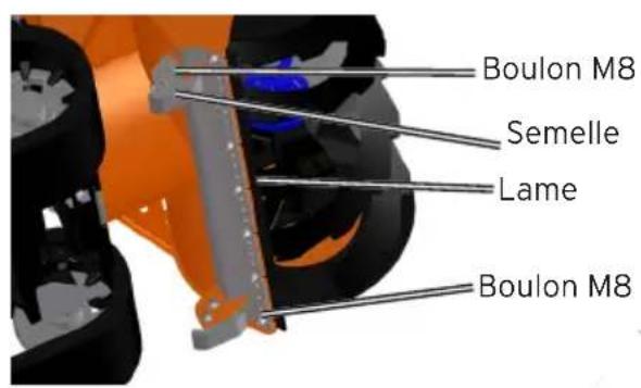 Eliet Snowbob 9018T - Réglage de la lame - 1