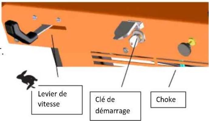 Eliet Snowbob 9018T - Mise en marche du moteur à essence - 1