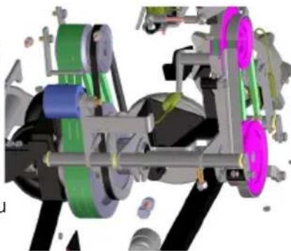 Eliet Snowbob 9018T - Tension de courroie entrainement de la+Faise - 1