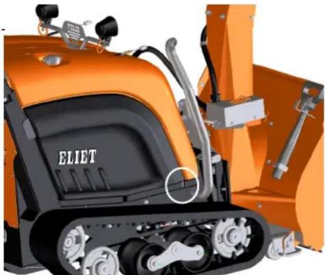 Eliet Snowbob 9018T - Mise en marche du moteur à essence - 2