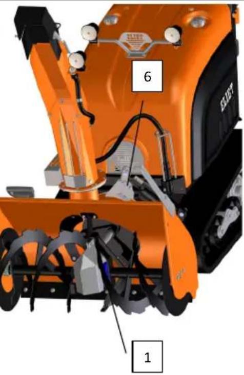 Eliet Snowbob 9018T - Tuyau souffleur orientable à 225° - 5