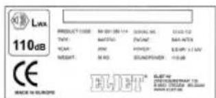 Eliet Snowbob 9018T - Messages de sécurité - 9