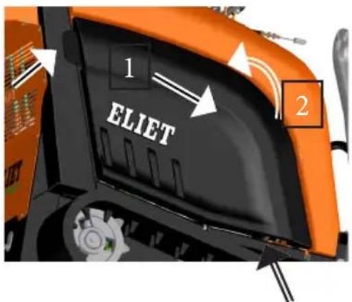 Eliet Snowbob 9018T - Ouverture des ailes du Snowbob - 1