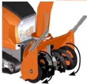 Eliet Snowbob 8014T - Démarrage de la fraise - 2