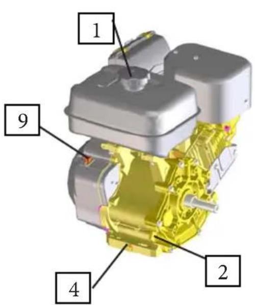 Eliet Snowbob 8014T - Moteur - 1