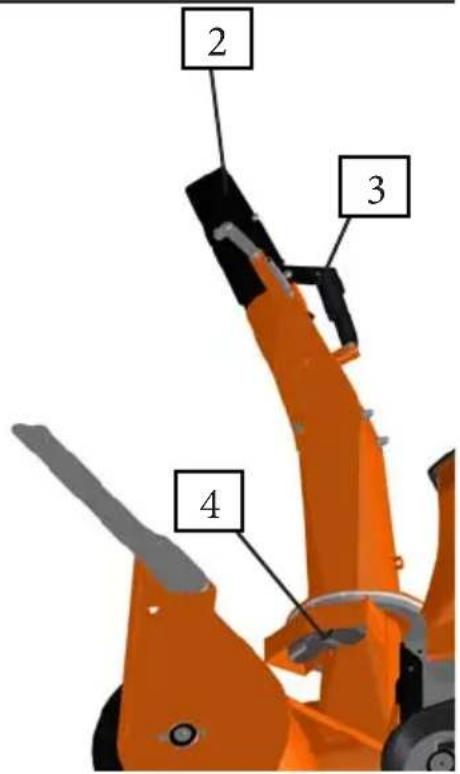 Eliet Snowbob 8014T - Tuyau souffleur orientable - 2