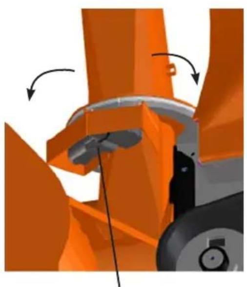 Eliet Snowbob 8014T - Tuyau souffleur orientable - 3