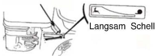 Texas Snow King 565 TG - Wenn der Motor lauft Drossel - 1