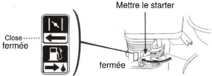 Texas Snow King 565 TG - Mettre le starter - 1