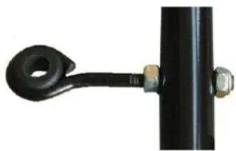 Texas Snow King 565 TG - ETAPE 2 - CEillet de conduit d'éjection et tige de réglage de la vis sans fin CEillet de conduit d'éjection - 1