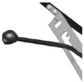 Texas Snow King 565 TG - SCHRITT 4 - Einsetzen des Schaltebels - 1