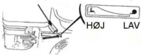 Texas Snow King 565 TG - Gasregulering - 1