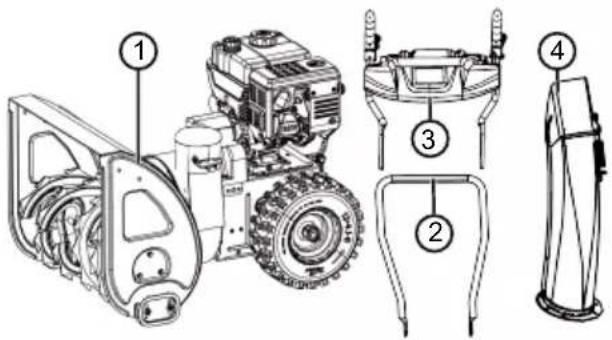 AL-KO SnowLine 620E III - Scope of supply for 620 E III - 1