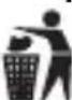 UNITED OFFICE LCD−212 - Disposing of the packaging - 1