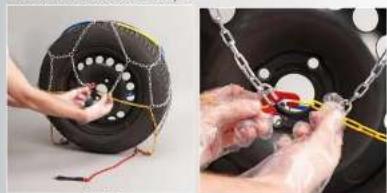 ULTIMATE SPEED KN80 - Montage des chaînes à neige - 7