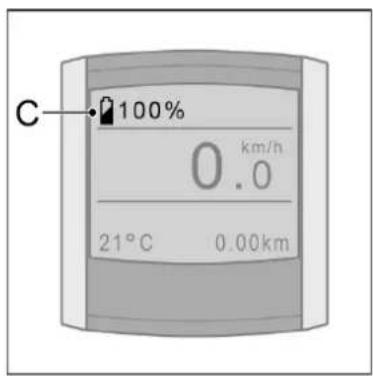 Batavus ION Technology - Le niveau de charge - 1