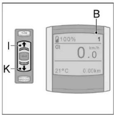 Batavus ION Technology - Réglage de l'assistance - 1