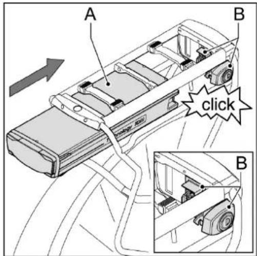 Batavus ION Technology - Akkupaket anbringen - 1