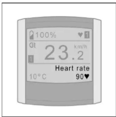 Batavus ION Technology - Aktuel puls ('Act. Heartbeat') (tilvalg) - 1