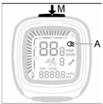 Batavus ION Technology - Turn the lights on and off (A and M) - 2