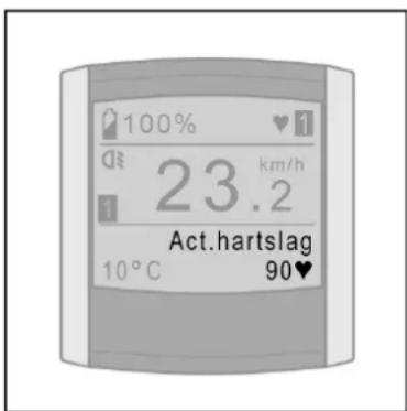 Batavus ION Technology - Actuele hartslag (optioneel) - 1