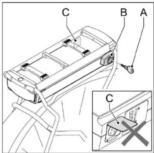 Batavus ION Technology - Take out the battery pack - 1