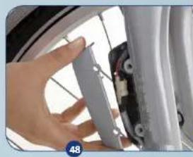 Gazelle Innergy - Removing the front wheel - 2