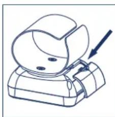 Visomat Handy - Mise en place et remplacement des piles, symbole de batterie - 1