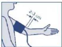 Visomat Comfort 40 - Posizionamento del bracciale - 2