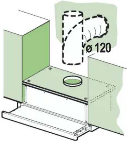 Dominox DA 622 T - DUCTED VERSION AIR EXHAUST SYSTEM - 1