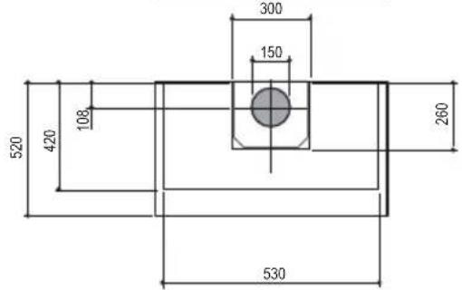 Dominox DA 6014 XS - Ingombro - 3