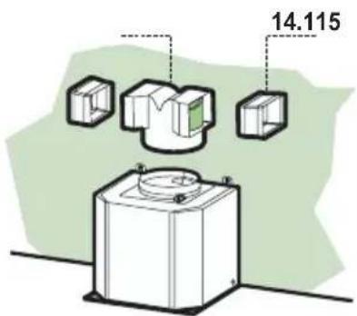 Dominox DA 6014 XS - RECIRCULATION VERSION AIR OUTLET - 1
