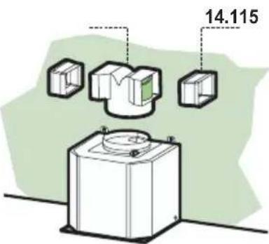 Dominox DA 6014 XS - USCITA ARIA VERSIONE FILTRANTE - 1