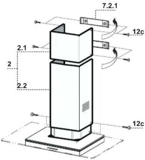 Dominox DA 6014 XS - Alt baca - 1