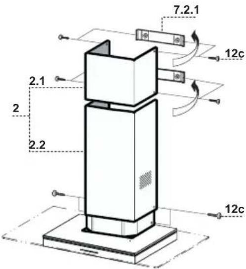 Dominox DA 6014 XS - Camino inferiore - 1