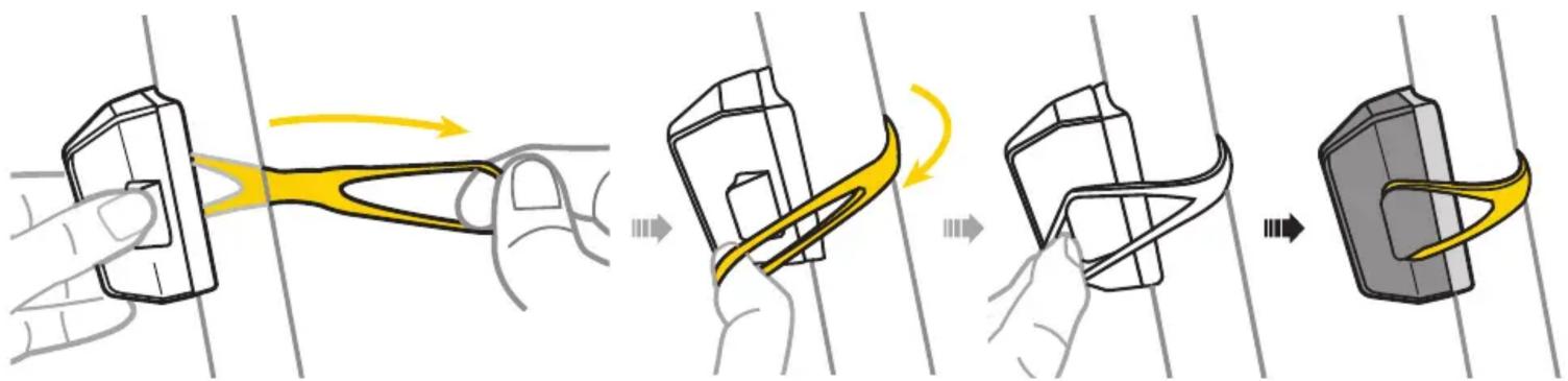 Topeak HighLite Combo Aero - Montage sur piliers de SELLE / TUBE de SELLE - 1