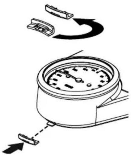 SECA 762 - Fitting the wall spacer - 1