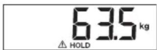 SECA 799 - Memorización del valor de peso (HOLD) - 2