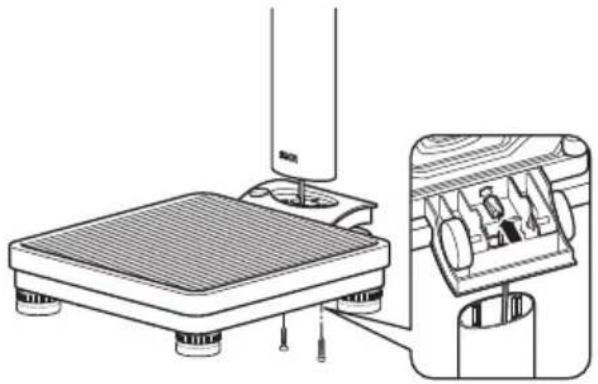 SECA 799 - Montering av pelaren - 1