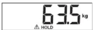 SECA 799 - Store weight value (HOLD) - 2